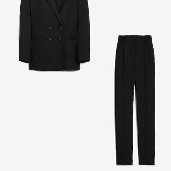 ✨ Express High Waisted Tab Button Ankle Pant✨ - Picture 5 of 11